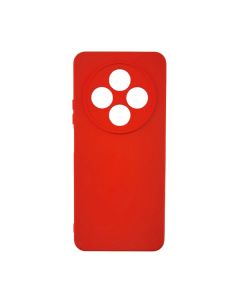 Чехол Original Soft Touch Case for Xiaomi Redmi 14C/Poco C75 Red with Camera Lens