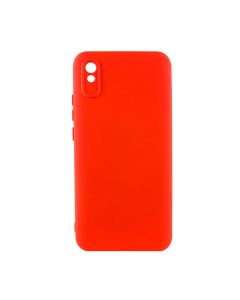 Чехол Original Soft Touch Case for Xiaomi Redmi 9a Red with Camera Lens