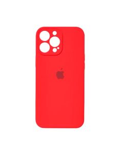 Чехол Soft Touch для Apple iPhone 13 Pro Max Red with Camera Lens Protection Square