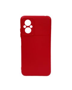 Чехол Original Soft Touch Case for Xiaomi Poco M5/Redmi Note 11R Red with Camera Lens