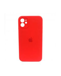 Чехол Original Soft Touch Case for iPhone 11 Red with Camera Lens