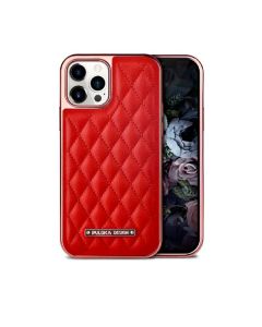 Чехол Puloka Leather Case для iPhone 12/12 Pro Red