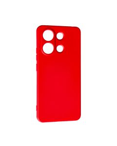 Чехол Original Soft Touch Case for Xiaomi Redmi Note13 4G Red with Camera Lens