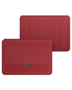 Чехол Leather Bag (Magnet) для Macbook 15"-16" Red