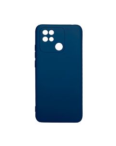 Чехол Original Soft Touch Case for Xiaomi Redmi 10с/Poco C40 Dark Blue with Camera Lens