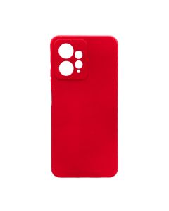 Чехол Original Soft Touch Case for Xiaomi Redmi Note12 4G Red with Camera Lens