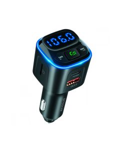 FM-модулятор Proove Luxor 36W (PD+QC3.0) Type-C+USB Black