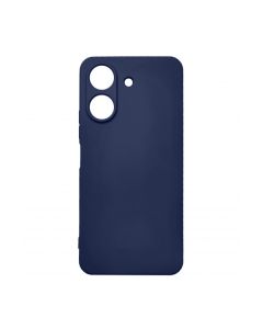 Чехол Original Soft Touch Case for Xiaomi Redmi 13C/Poco C65 Dark Blue with Camera Lens