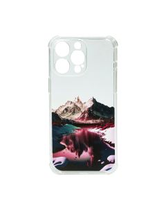 Чехол Wave Above Case для iPhone 13 Pro Clear Rose Vallery with Camera Lens