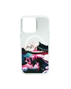 Чехол Wave Above Case для iPhone 13 Pro Clear with MagSafe Rose Vallery