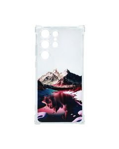 Чохол Wave Above Case для Samsung S23 Ultra/S918 Clear Rose Vallery with Camera Lens