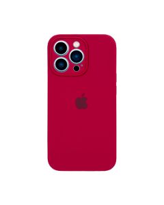 Чохол Soft Touch для Apple iPhone 13 Pro Rose Red with Camera Lens Protection