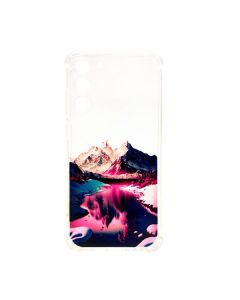 Чехол Wave Above Case для Samsung S23 Plus/S916 Clear Rose Vallery with Camera Lens