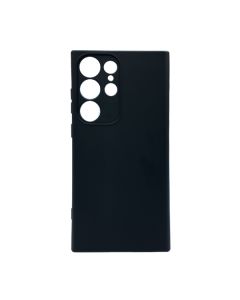 Чохол Original Soft Touch Case for Samsung S23 Ultra/S918 Black with Camera Lens