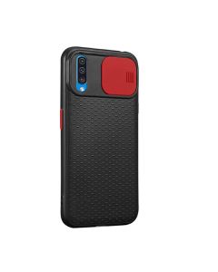 Чехол накладка Camshield TPU для Samsung A50-2019/A30s-2019/A50s-2019 Black/Red