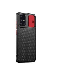 Чохол накладка Camshield TPU для Samsung A51-2020/A515 Black/Red