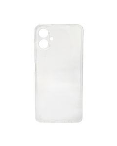 Original Silicon Case Samsung A06-2024/A065 Clear with Camera Lens