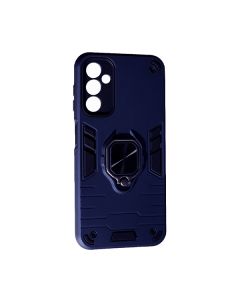 Чохол Armor Antishock Case для Samsung A14-A145 with Ring Dark Blue with Camera Lens