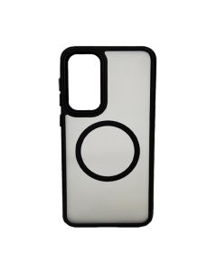 Чохол накладка Mate Plus Metal Buttons Case with MagSafe для Samsung S23/S911 Black
