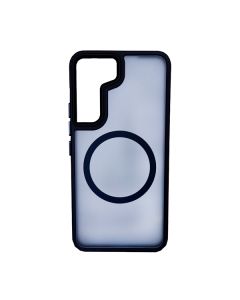 Чохол накладка Mate Plus Metal Buttons Case with MagSafe для Samsung S24 Plus/S25 Plus Midnight Blue