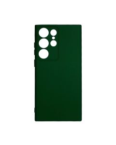 Чохол Original Soft Touch Case for Samsung S24 Ultra/S928B Dark Green with Camera Lens