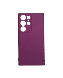 Чохол Original Soft Touch Case for Samsung S24 Ultra/S928B Purple with Camera Lens