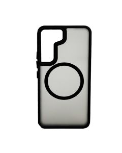 Чохол накладка Mate Plus Metal Buttons Case with MagSafe для Samsung S21 FE/G990 Black