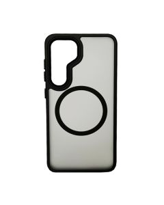 Чохол накладка Mate Plus Metal Buttons Case with MagSafe для Samsung S24/S25 Black