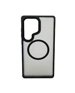 Чохол накладка Mate Plus Metal Buttons Case with MagSafe для Samsung S25 Ultra Black