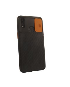 Чехол накладка Camshield TPU для Samsung A10s-2019/A107 Black/Orange