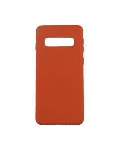 Чехол Original Soft Touch Case for Samsung S10 Plus/G975 Orange