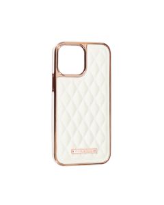 Чехол Puloka Leather Case для iPhone 13/14 White