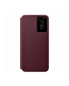 Чохол-книжка Samsung S906 Galaxy S22+ Smart Clear View Cover Burgundy (EF-ZS906CEEG)