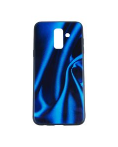 Silicon Mirror Case для Samsung A6-2018/A600 Blue Silk