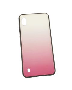 Silicon Mirror Glass Gradient Case для Samsung A10-2019/A105 Light Pink