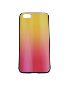 Silicon Mirror Shine Gradient Case для Huawei Y5 2018/Honor 7a Sunset Red