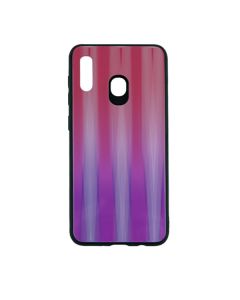 Silicon Mirror Shine Gradient Case для Samsung A20-2019/A205/A30-2019/A305 Ruby Red