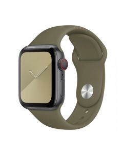 Ремінець для Apple Watch 42mm/44mm Silicone Watch Band Khaki
