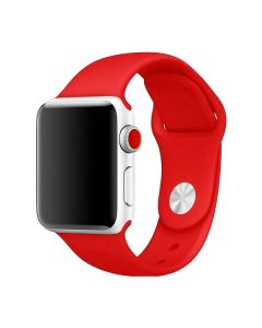 Ремінець для Apple Watch 42mm/44mm Silicone Watch Band Red