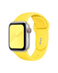 Ремешок для Apple Watch 38mm/40mm Silicone Watch Band Yellow