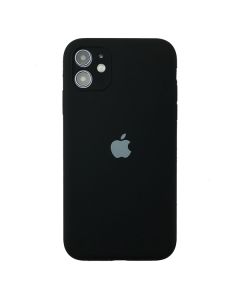 Чехол Soft Touch для Apple iPhone 11 Black with Camera Lens Protection