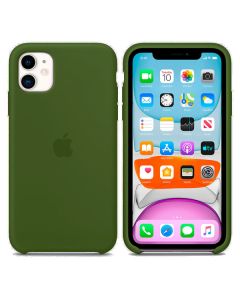 Чехол Soft Touch для Apple iPhone 11 Dark Olive