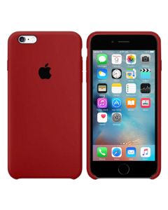 Чехол Soft Touch для Apple iPhone 6/6S Camellia Red