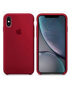 Чехол Soft Touch для Apple iPhone XS Max Pomegranate