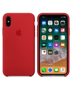 Чехол Soft Touch для Apple iPhone X/XS Raspberry Red(2)