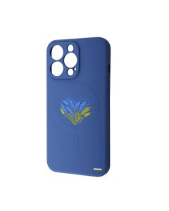 Чохол Wave Ukraine Edition Case для Apple iPhone 13 Pro Max with MagSafe Spikelet Heart