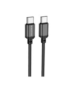 Кабель Borofone BX87 Sharp USB Type-C Type-C 3A 60W 1m Black (BX87CCB)