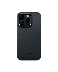 Чехол Pitaka iPhone 15 Pro Max Case with MagSafe Black/Grey (KI1501PMP)