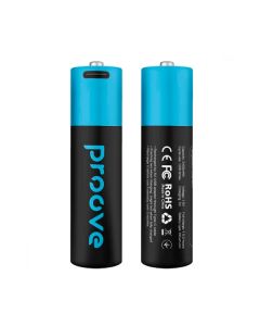 Акумулятор Proove Type-C Compact Energy 2400mAh Lithium-ion AA 2pack Black (RBCE26010008)