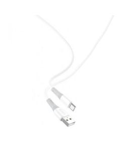 Кабель XO NB225 Type-C 1m 2.4A Silicone White